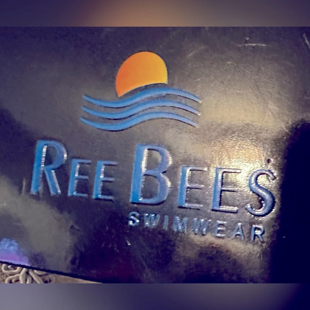 NWT Ree Bees swimsuit M one piece animal print and meshes - Picture 2 of 4